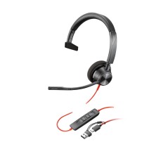 "Poly Blackwire 3310 Microsoft - Premium Wired Headset for Crystal Clear Calls and Ultimate Comfort | Order Now!"